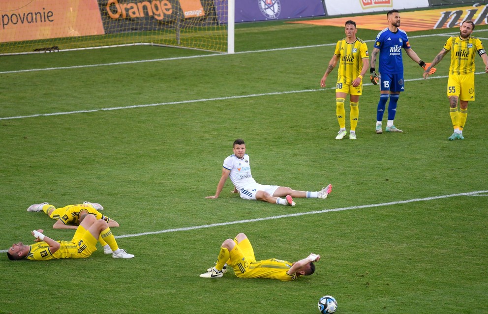 Momentka zo zápasu Košice - Michalovce