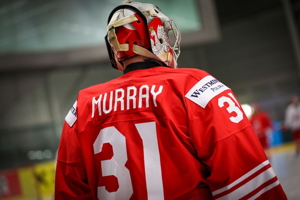 John Murray, hokejový brankár Poľska.