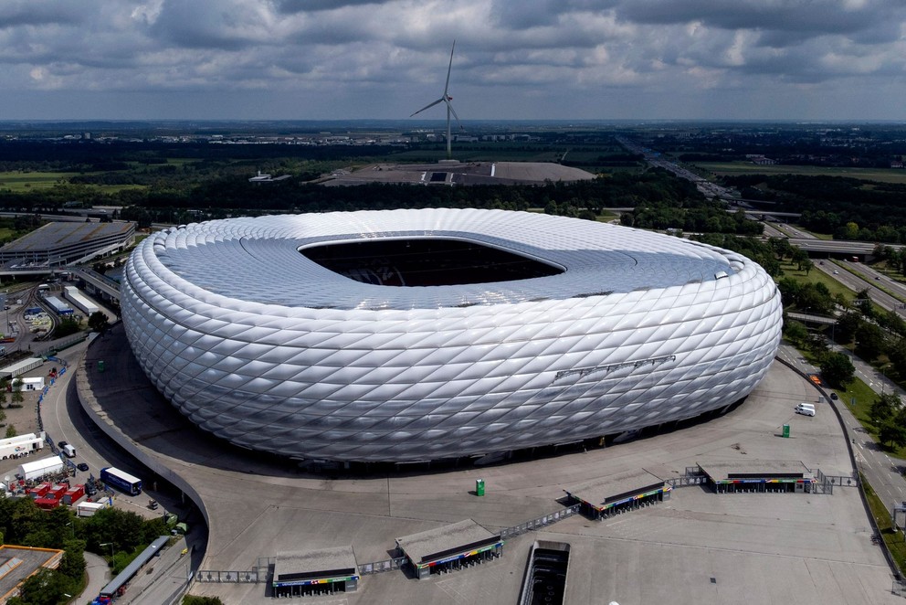 Allianz Arena v Mníchove.