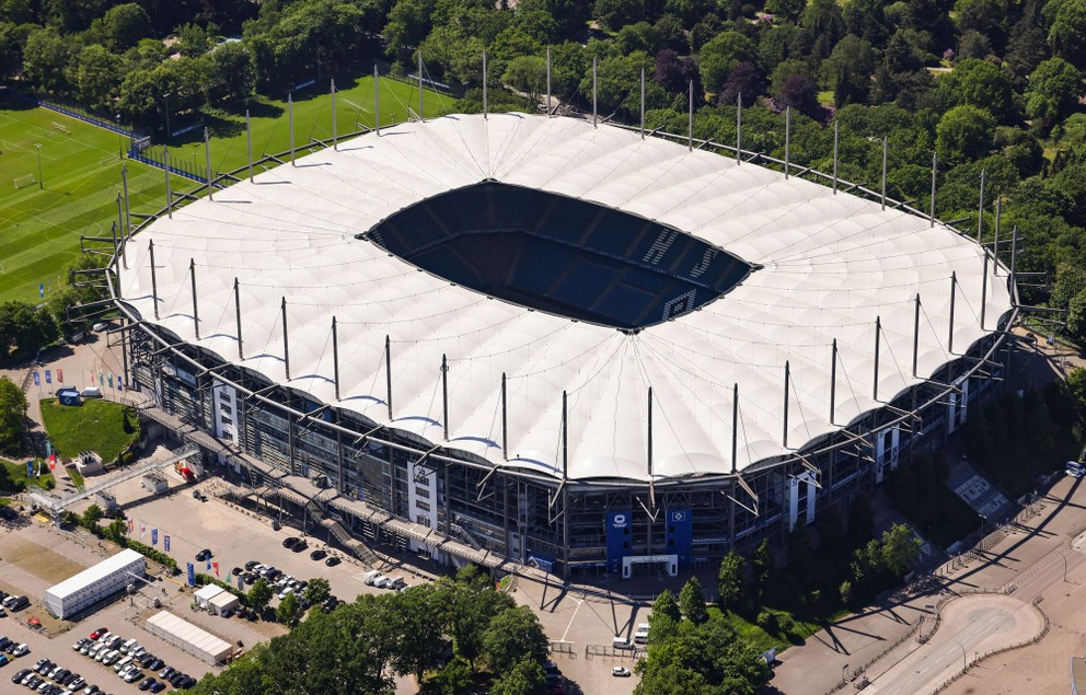 Volksparkstadion v Hamburgu. 