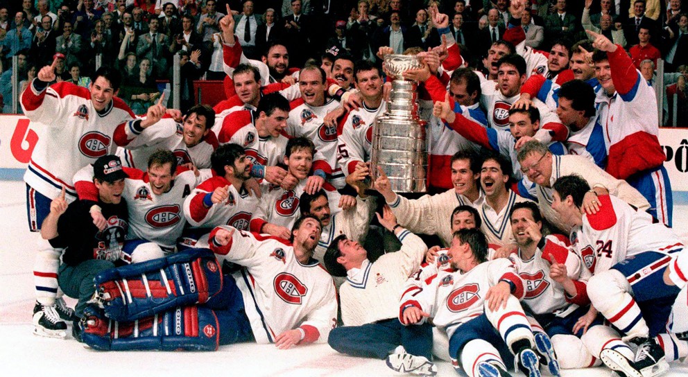 Montreal Canadiens so Stanley Cupom v roku 1993.