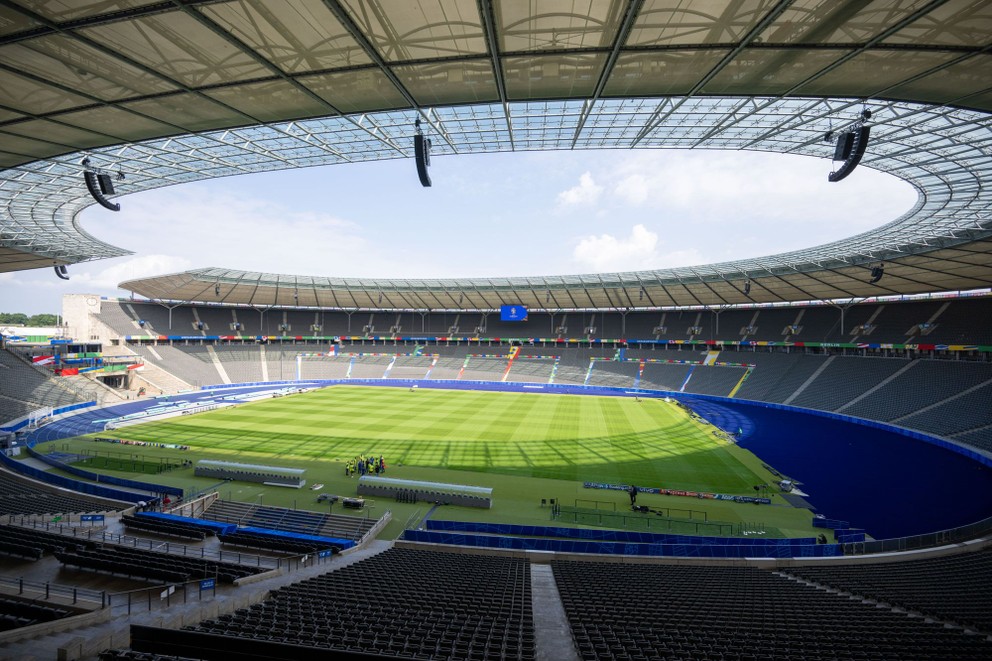 Olympijský štadión v Berlíne.