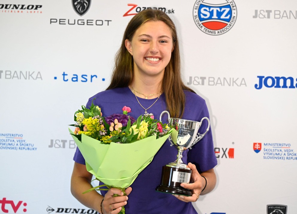 Slovenská reprezentantka v tenise Renáta Jamrichová.