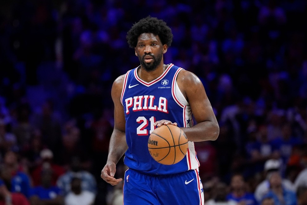 Basketbalista tímu Philadelphia 76ers Joel Embiid.