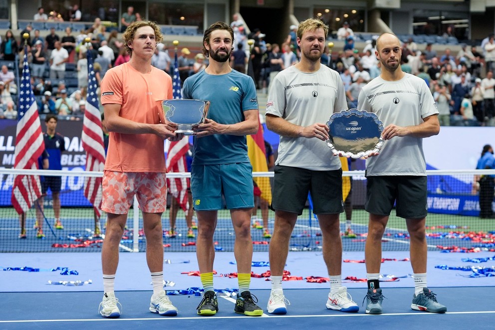 Max Purcell a Jordan Thompson zdolali vo finále US Open 2024 dvojicu Kevin Krawietz, Tim Pütz.
