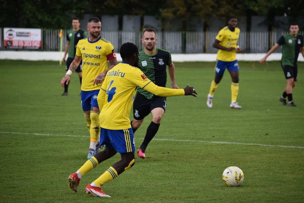 Fotka zo zápasu ŠK Odeva Lipany - MFK Zemplín Michalovce.