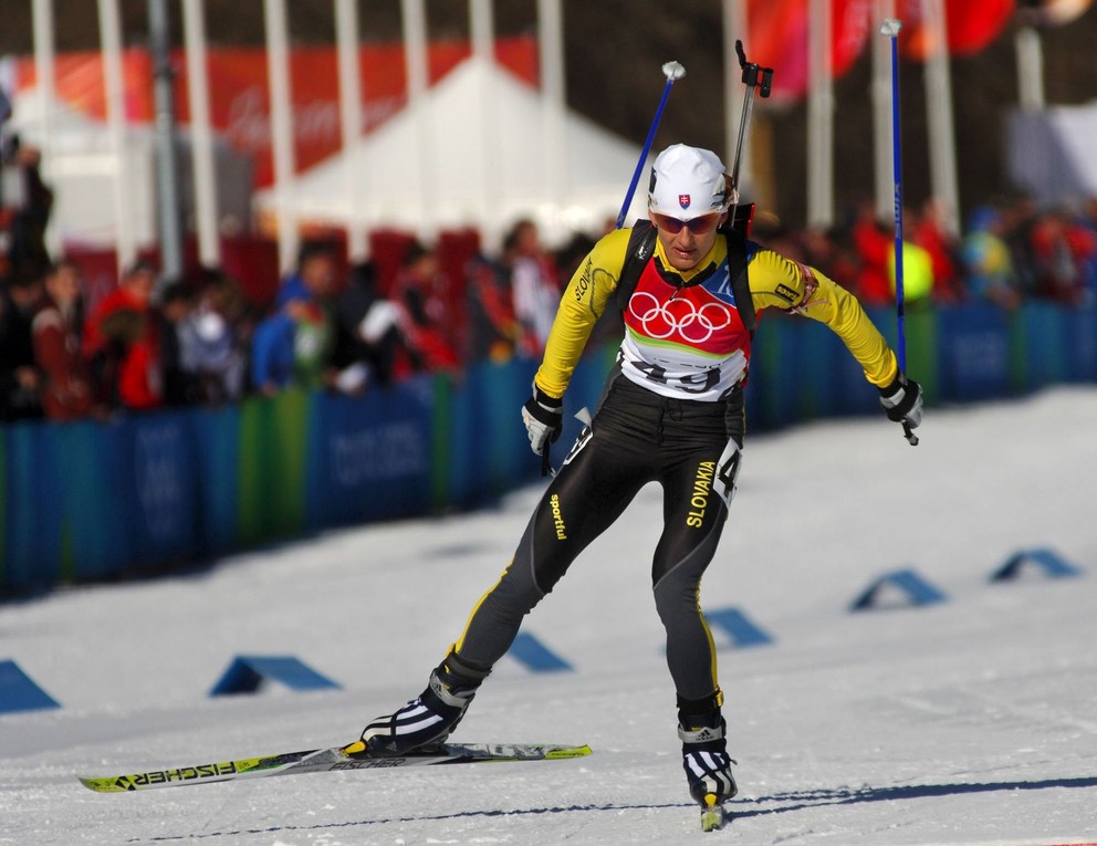 Martina Halinárová-Jašicová počas vytrvalostných pretekov na ZOH 2006 v Turíne.