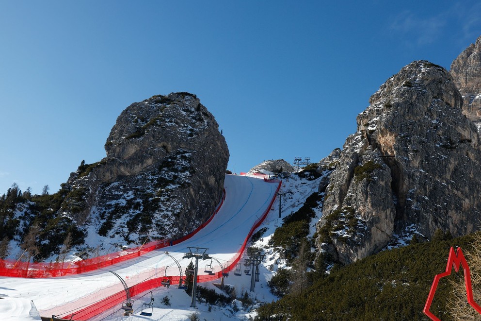 Stredisko zjazdového lyžovania Tofane.