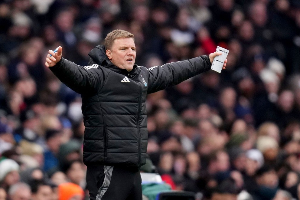 Tréner Newcastlu Eddie Howe