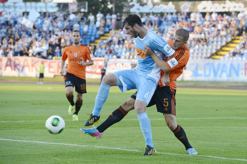 Michal Janec v drese Ružomberka.