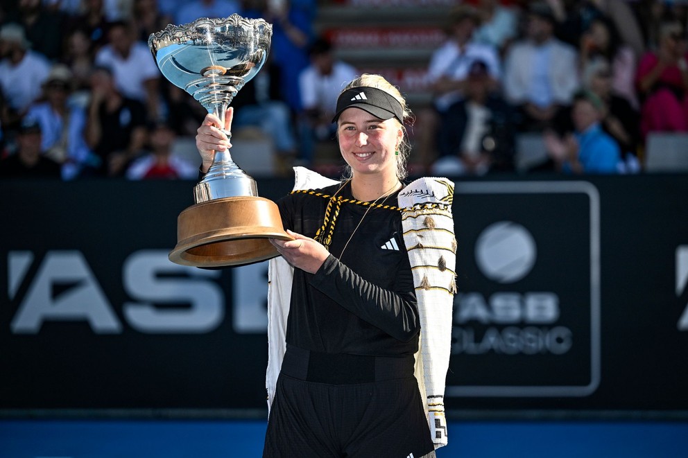 Clara Tausonová vyhrala turnaj WTA v Aucklande 2025.