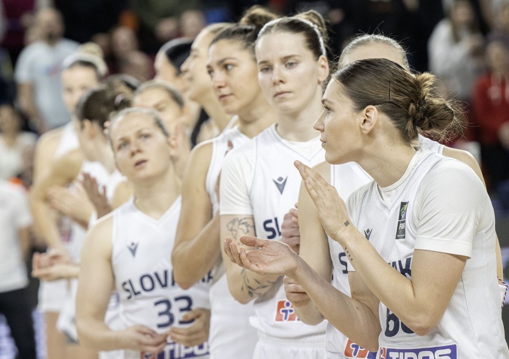 Slovenské basketbalové reprezentantky.