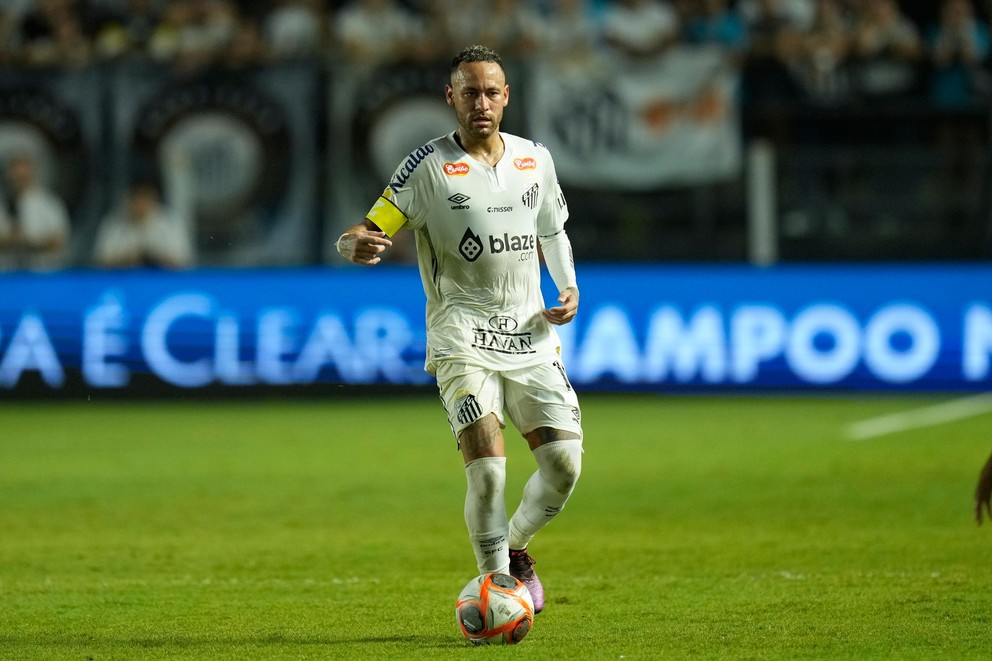 Neymar v drese Santos FC.