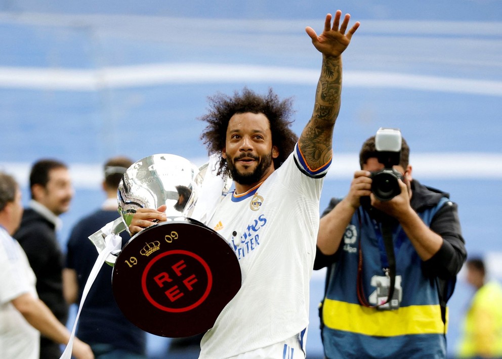 Marcelo v drese Realu Madrid.