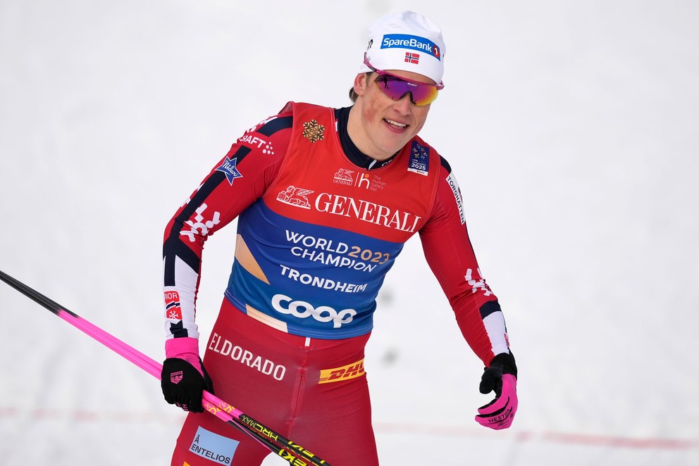 Nórsky bežec na lyžiach Johannes Hösflot Klaebo.