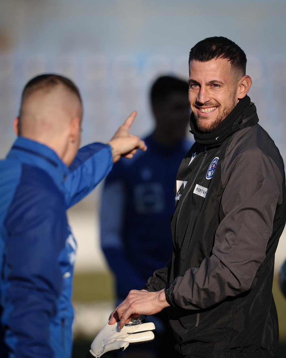 Martin Dúbravka na tréningu Slovenska