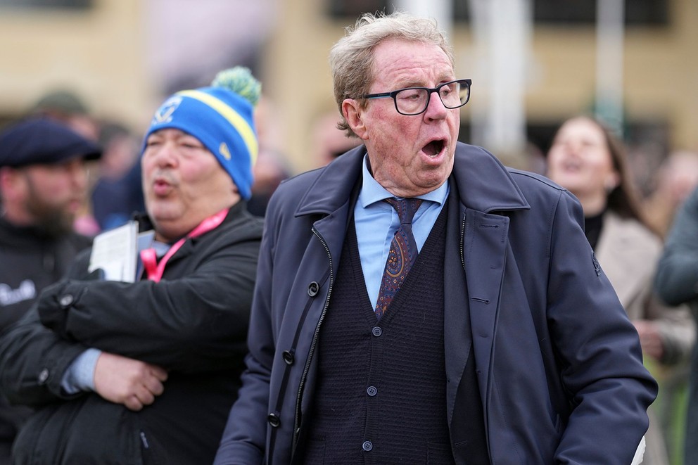 Tréner Harry Redknapp.