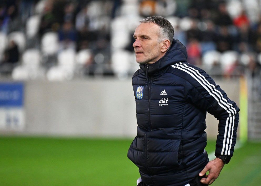 Tréner Košíc Roman Skuhravý.