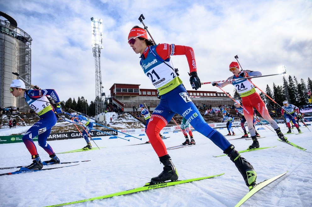 Slovenský biatlonista Artur Ischakov počas MS juniorov a kadetov 2025.