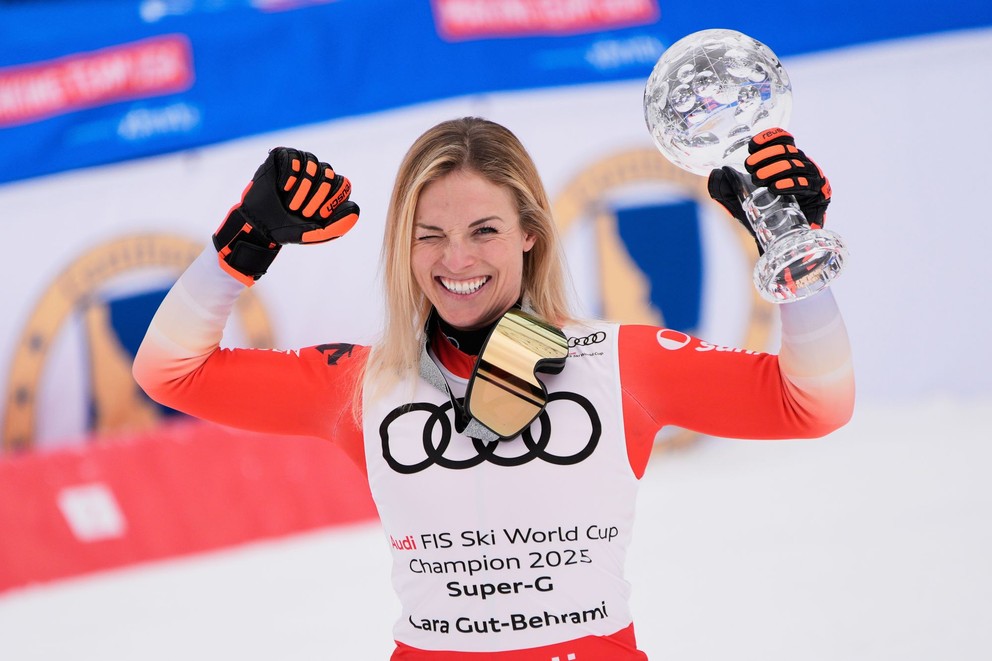 Lara Gutová-Behramiová získala malý krištáľový glóbus za super-G v sezóne 2024/2025.