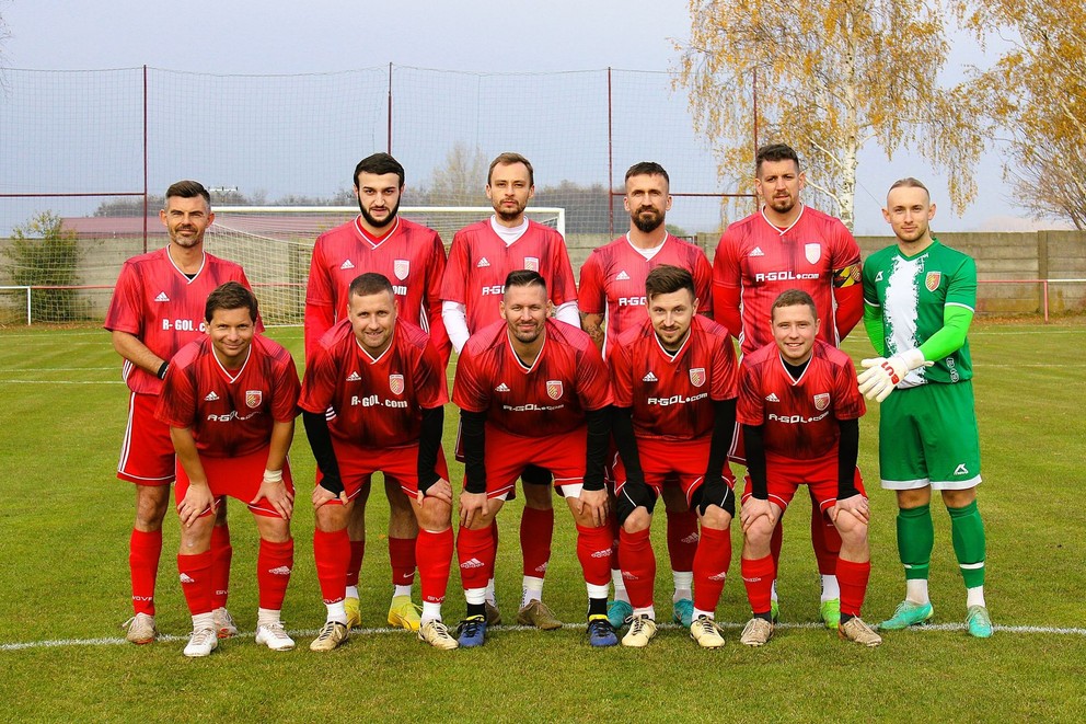 Futbalisti OŠK Lipová.