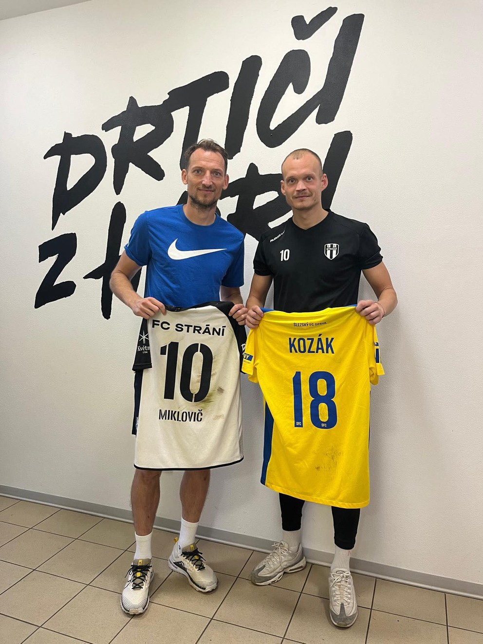 Ľuboš Miklovič s Liborom Kozákom.