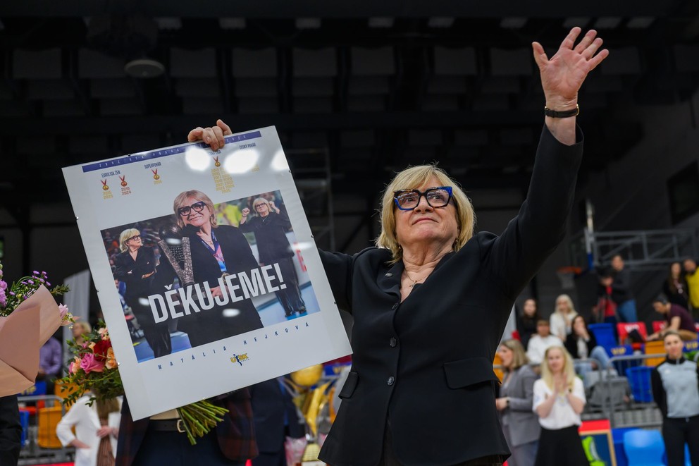 trénerka USK Praha Natália Hejková sa lúči s kariérou po zisku majstrovského titulu