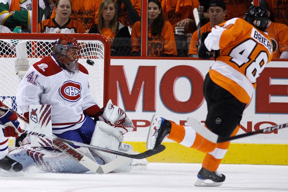 Jaroslav Halák v bránke Montreal Canadiens.