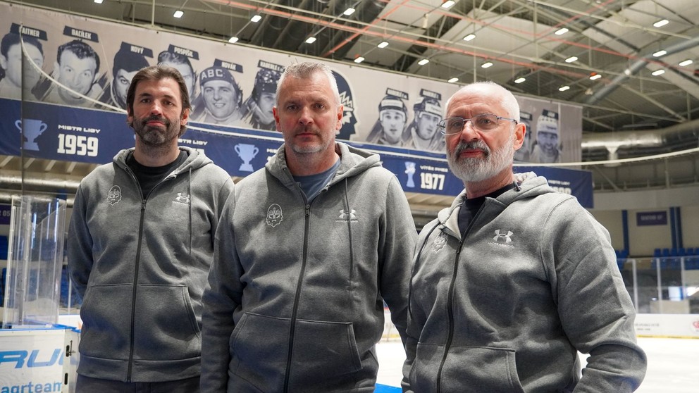 Ivan Majeský (vľavo) pôsobí ako asistent trénera v Kladne.