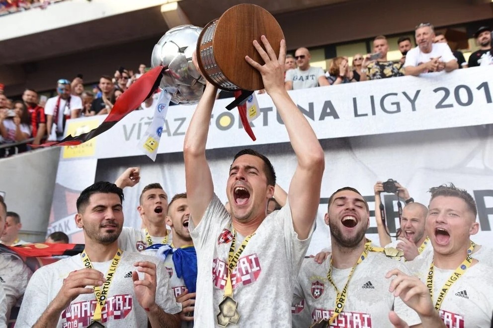 Štefan Pekár je majstrom Slovenska so Spartakom Trnava.
