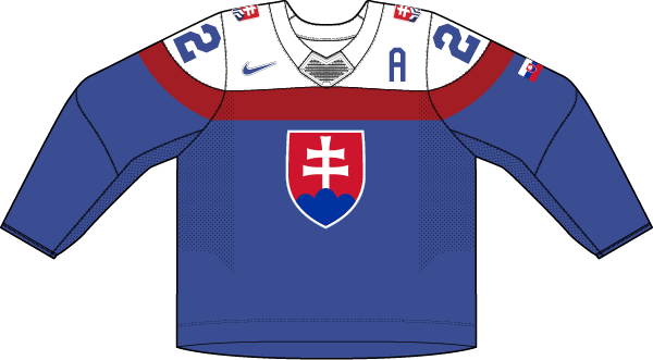 Slovensko na MS v hokeji 2025 - dresy vonku.