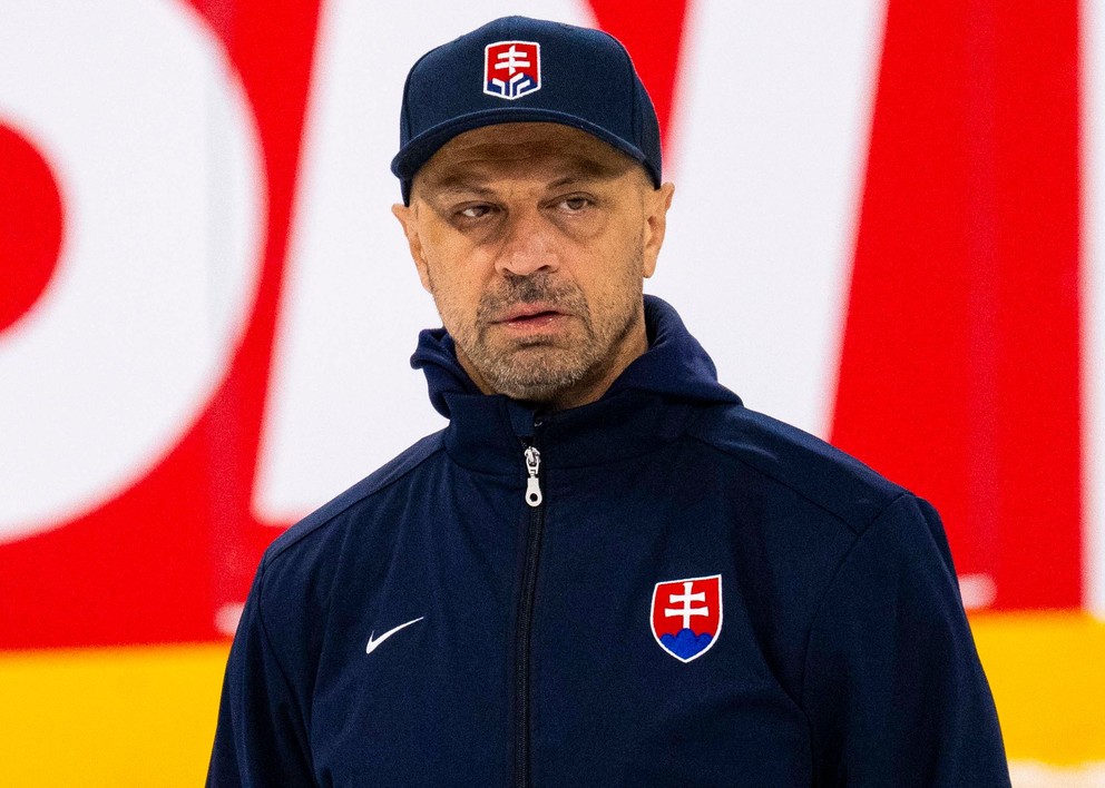 Na snímke asistent trénera slovenskej hokejovej reprezentácie Ján Pardavý počas prvého tréningu slovenskej hokejovej reprezentácie na majstrovstvách sveta v ľadovom hokeji 2025 vo švédskom Štokholme.
