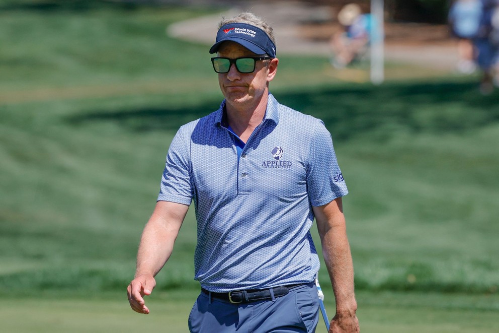 Luke Donald na PGA Championship 2025.