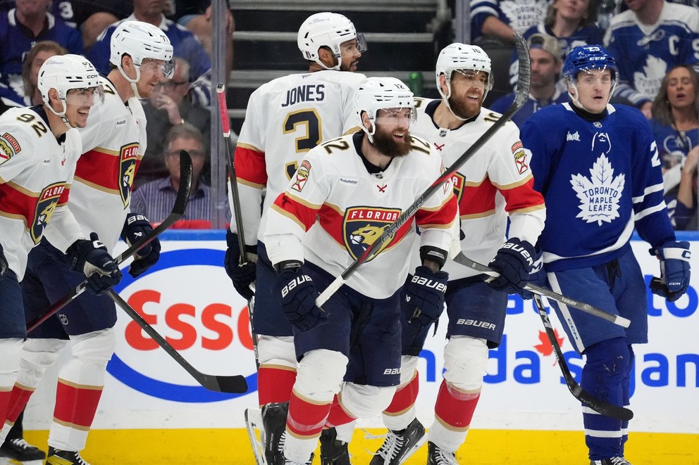 Momentka zo zápasu Toronto - Florida.