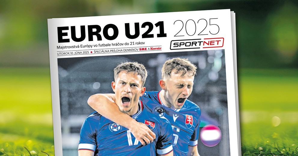 Špeciálna príloha k ME hráčov do 21 rokov na Slovensku vychádza v denníkoch SME a Korzár v utorok 10. júna.