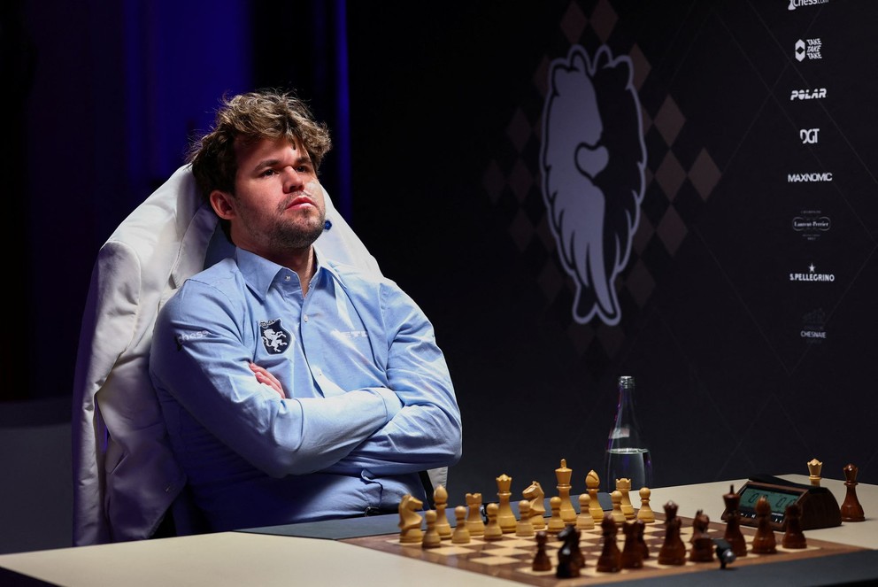 Nórsky šachista Magnus Carlsen.