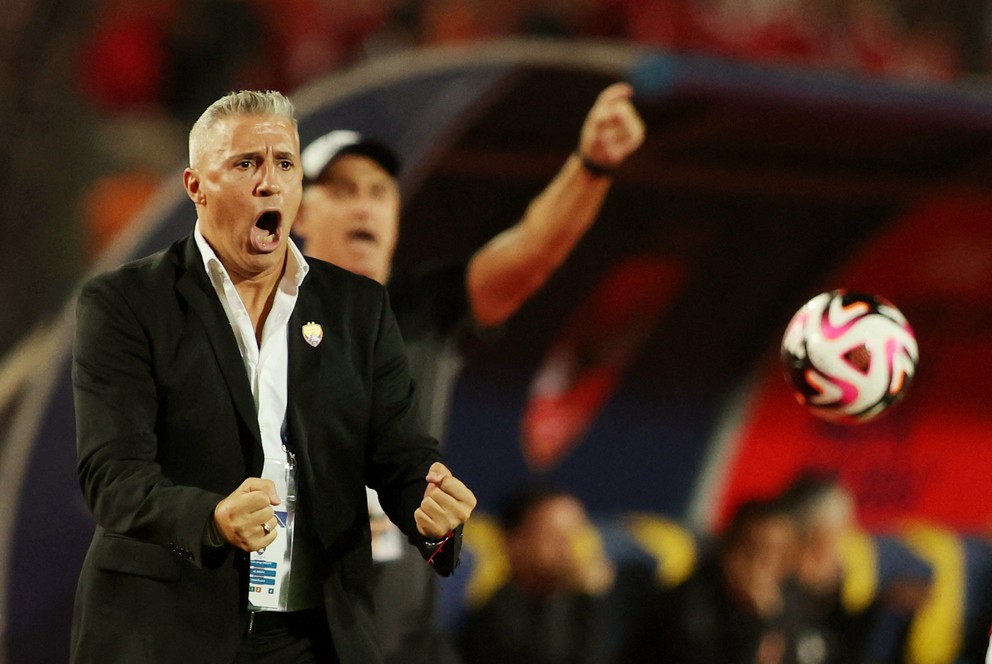 Argentínsky tréner Hernan Crespo.