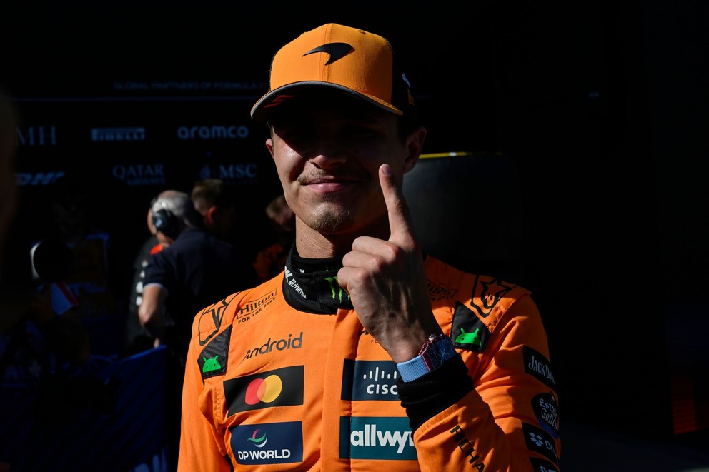Britský pretekár F1 Lando Norris z tímu McLaren.