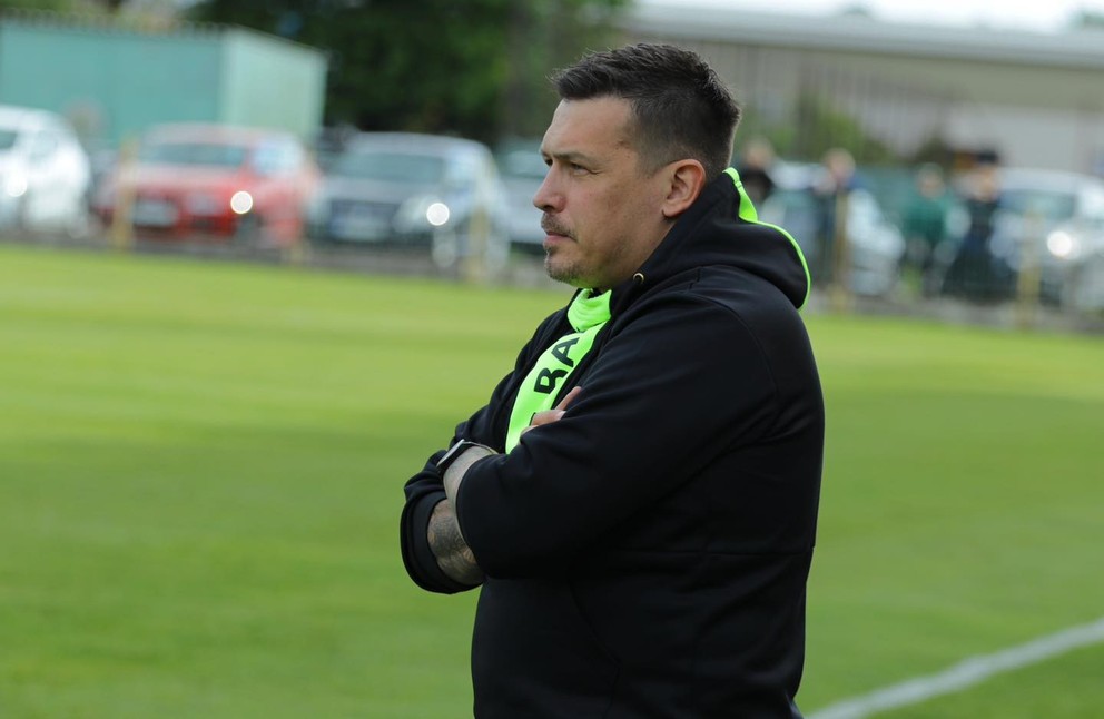 Filip Hlohovský, tréner FC Baník Prievidza.