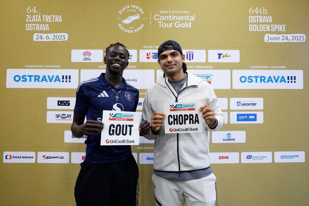 Gout Gout a Neeraj Chopra pred Zlatou tretrou 2025.