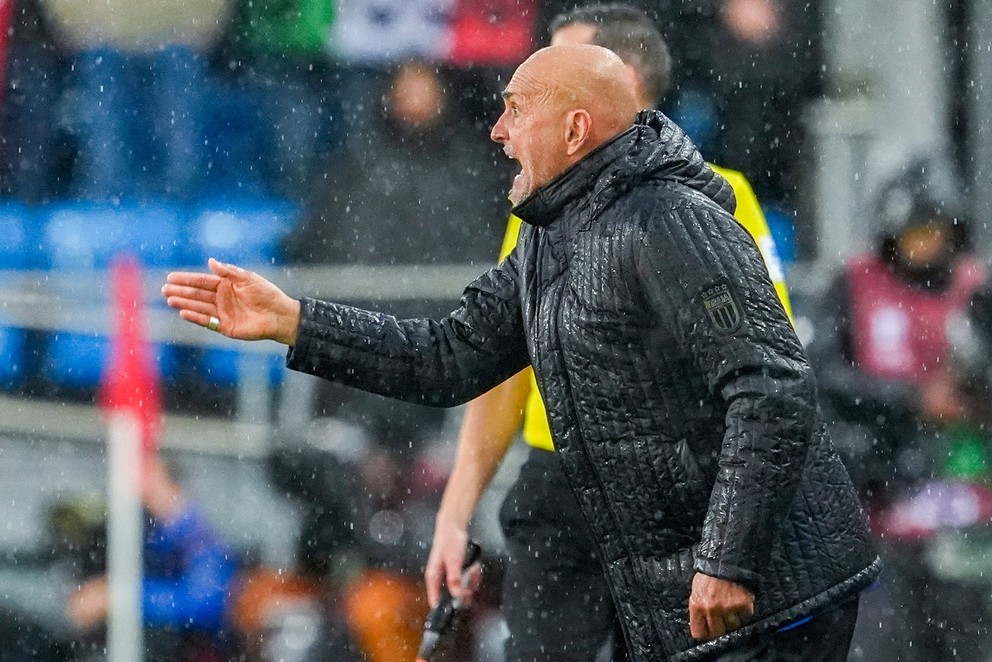 Tréner Luciano Spalletti počas zápasu Nórsko - Taliansko v kvalifikácii MS vo futbale 2026.