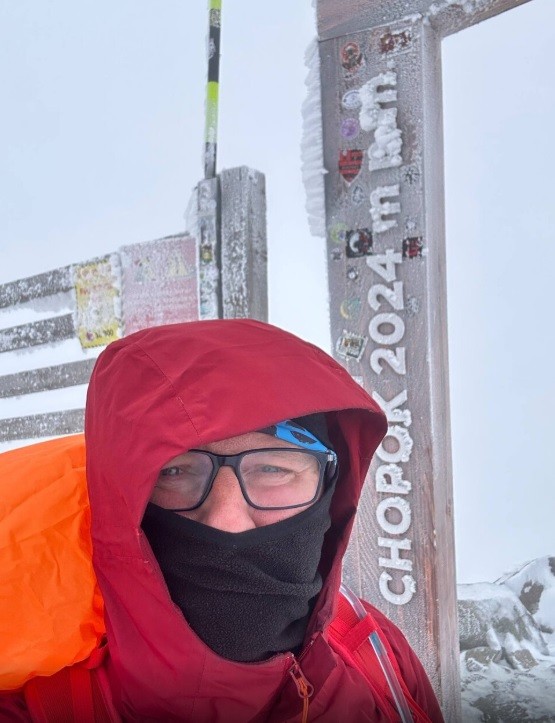 Tomáš Boháčik na Chopku počas cesty na zápas do Popradu.