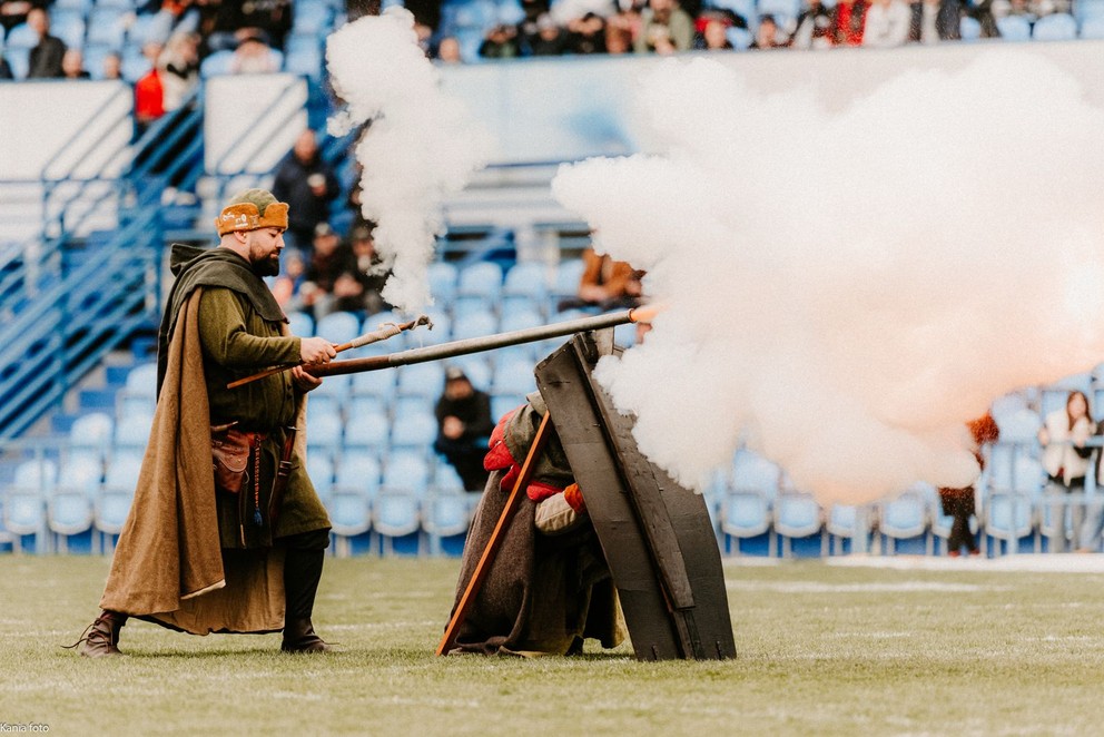 Sprievodný program počas domácich zápasov tímu Nitra Knights.