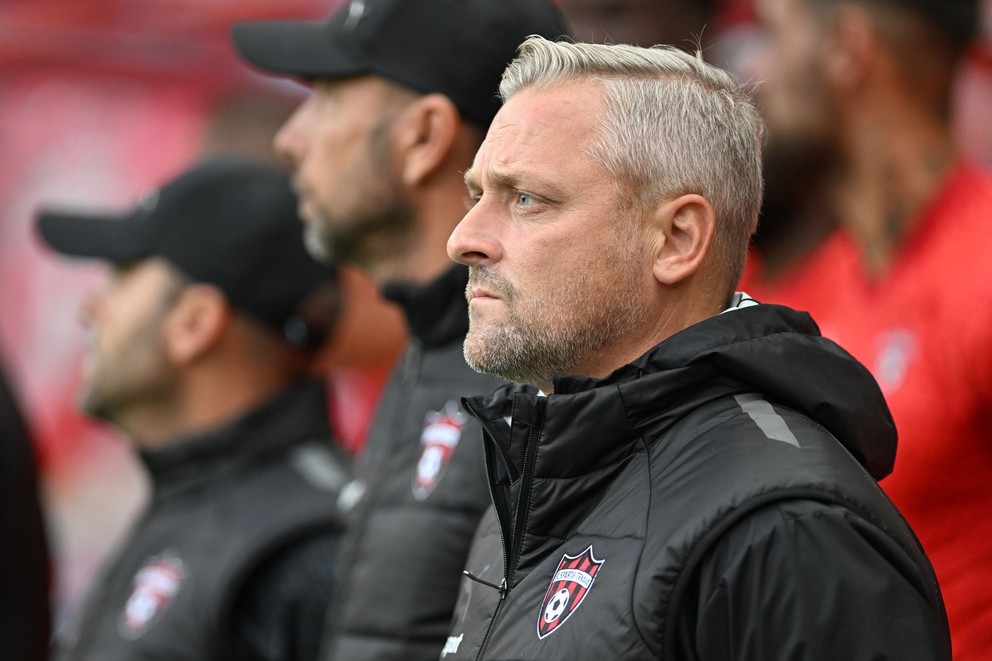 Na snímke je tréner Trnavy Michal Ščasný.