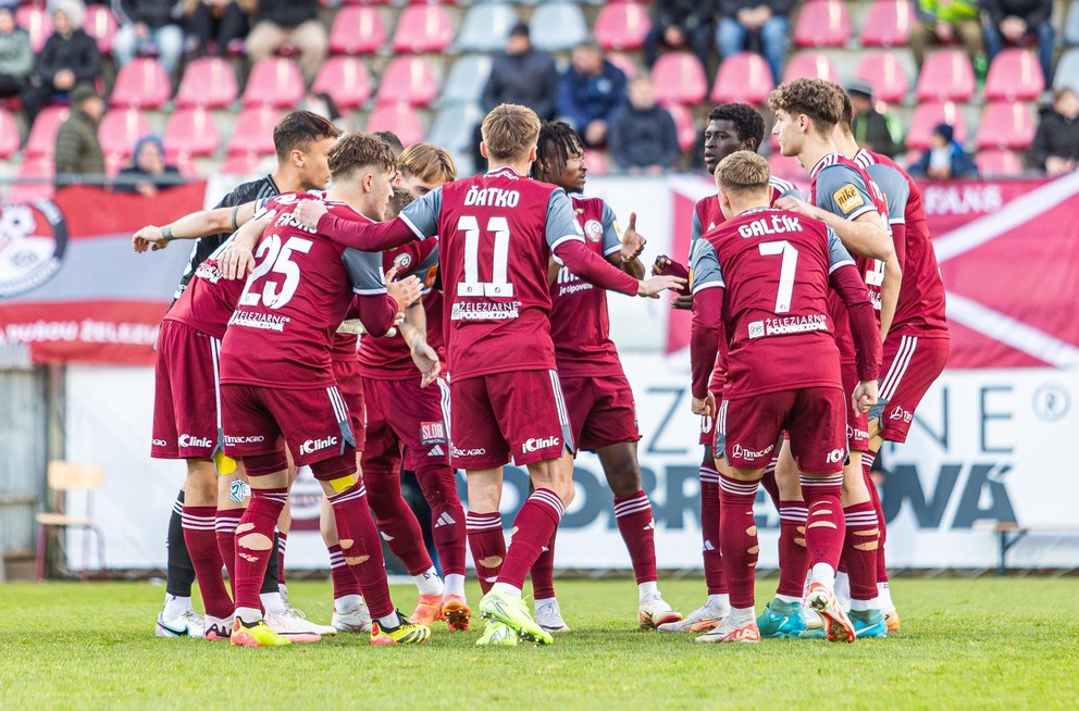 Futbalisti FK Železiarne Podbrezová.