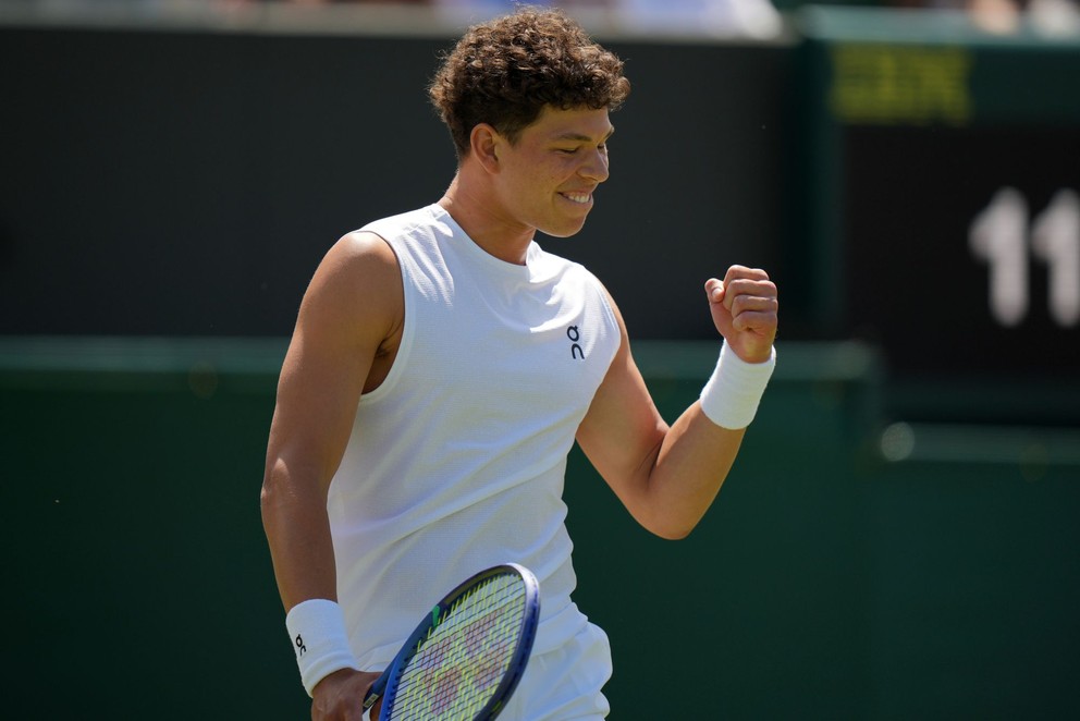 Americký tenista Ben Shelton.