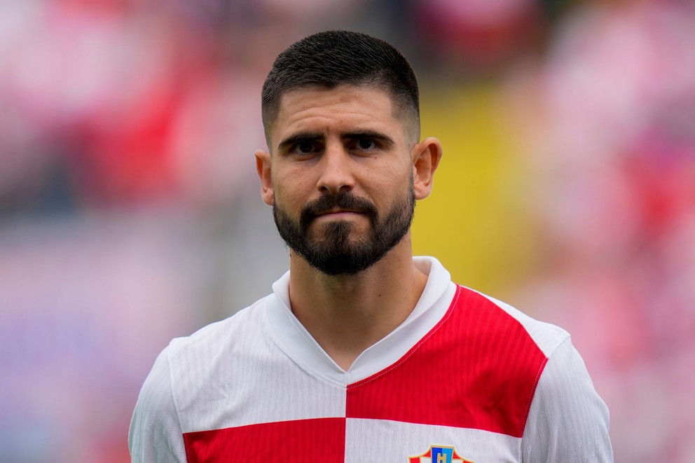 Martin Erlič v drese Chorvátska.