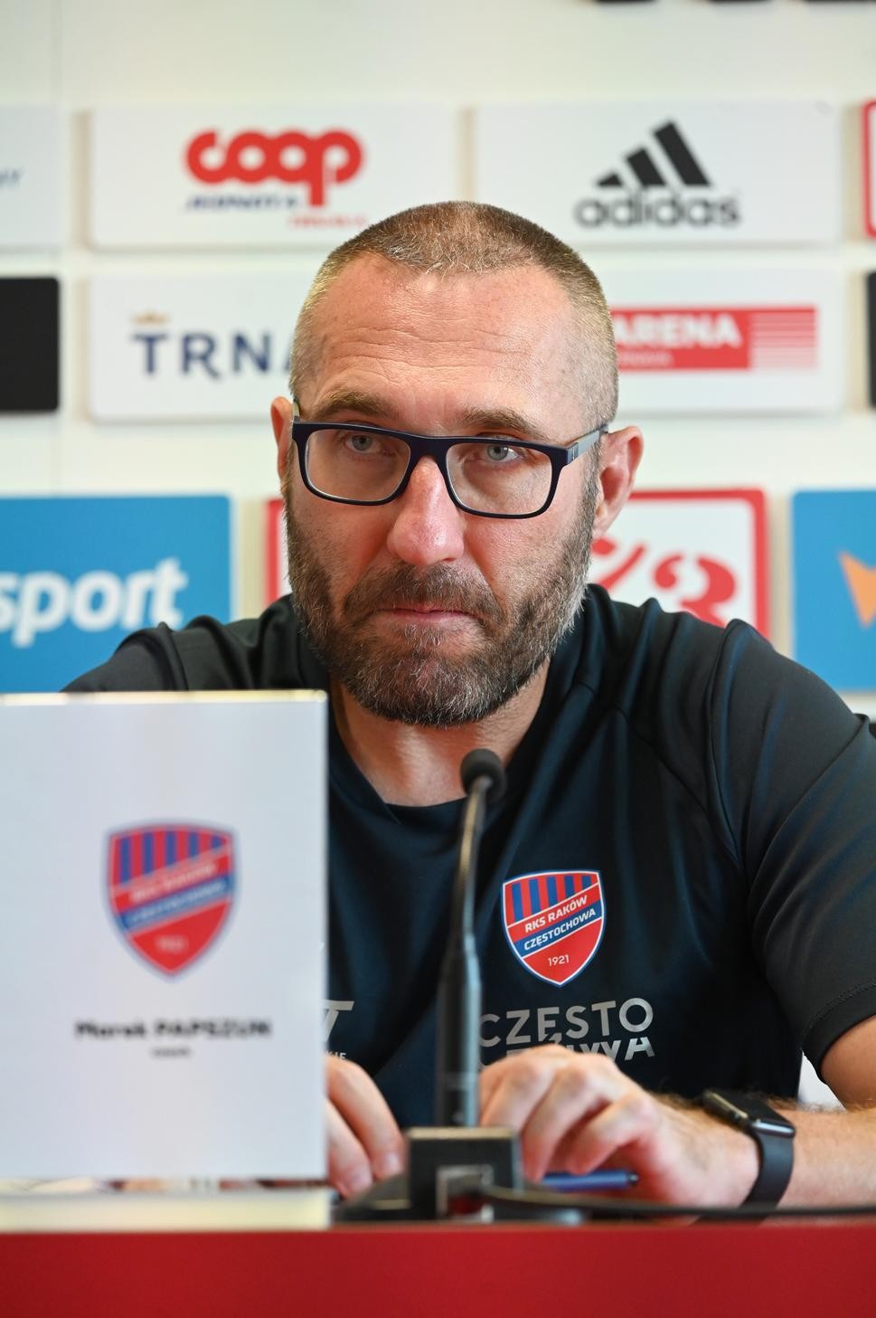 Na snímke tréner Rakówa Marek Papszun.