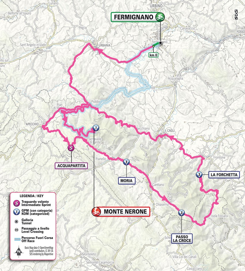 Giro d'Italia Women 2025 - 7. etapa: profil, trasa, mapa.
