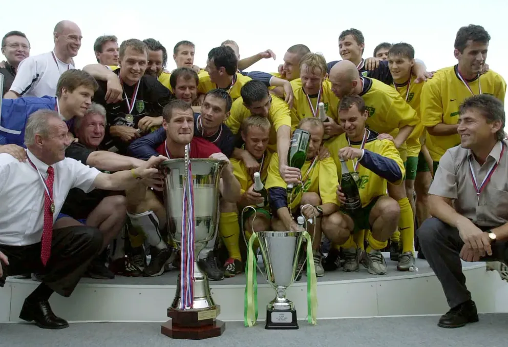 Lešický v roku 2003 získal titul so Žilinou.